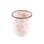 Tasse Sakura faite à la main, tasse à thé de Style Zen, Yunomi en céramique japonaise avec fleur de cerisier