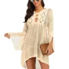 sexy couvrir bikini femmes maillot de bain couvrir plage maillot de bain vêtements de plage tricot maillots de bain maille robe de plage tunique robe