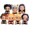 Jouets en peluche Demon Slayer, Anime Kamado Tanjirou Hashibira Inosuke Tomioka Giyuu Rengoku Kyoujurou Kochou Shinobu Agatsuma Zenitsu