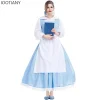 Costume de demoiselle d’honneur Anime bleu et blanc pour femmes, déesse de jeu de rôle, Costume doux et élégant, tenue de fête de carnaval pourim, robe pour femmes Costume de demoiselle d’honneur Anime bleu et blanc pour femmes, déesse de jeu de rôle, Costume doux et élégant, tenue de fête de carnaval pourim, robe pour femmes