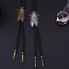 cravate bolo réglable populaire western cowboy adolescents hommes colliers danse cravate dxaa