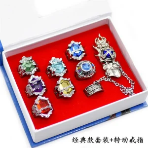 Nouveau Katekyo Sawada Tsunayoshi Anime Cosplay bijoux anneaux Vongola anneaux Figure pour hommes femmes enfants cadeau