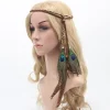 Bandeau en plumes pour Festival, style Boho, coiffure en plumes, hippie, accessoires pour cheveux indiens pour filles Bandeau en plumes pour Festival, style Boho, coiffure en plumes, hippie, accessoires pour cheveux indiens pour filles