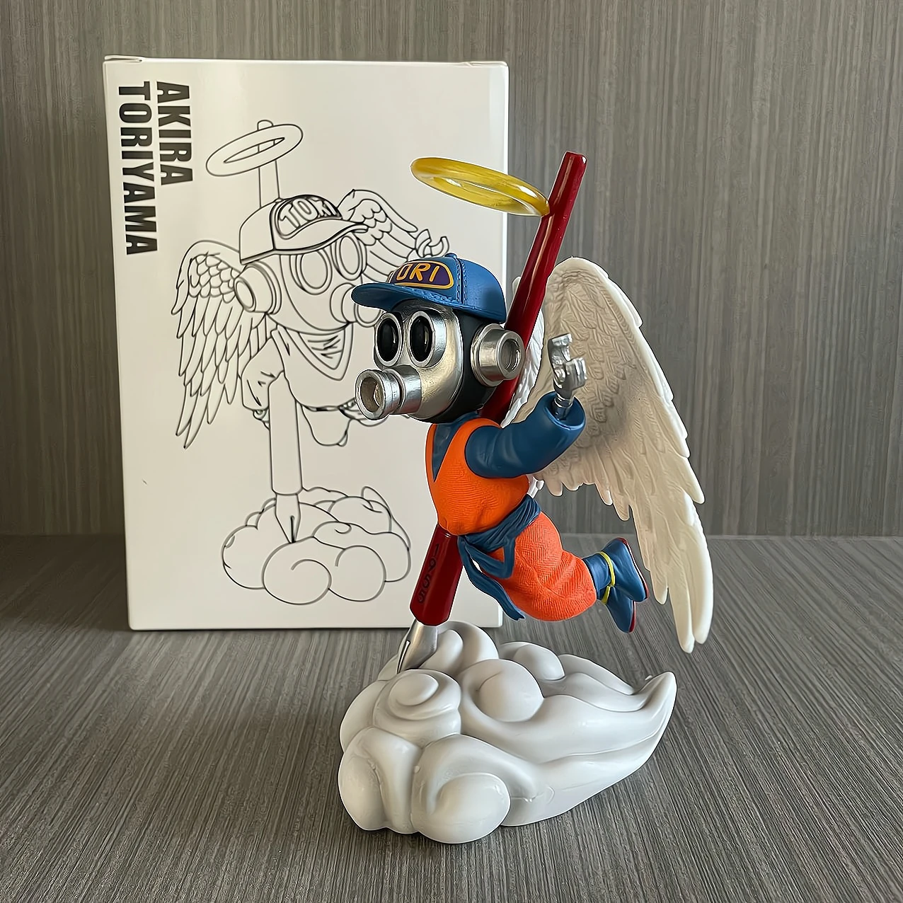 figurine de dessin animé dragon ball toriyama akira, 20cm, modèle périphérique, scène, décoration de bureau, ornements, cadeaux d'anniversaire, jouets figurine de dessin animé dragon ball toriyama akira, 20cm, modèle périphérique, scène, décoration de bureau, ornements, cadeaux d'anniversaire, jouets
