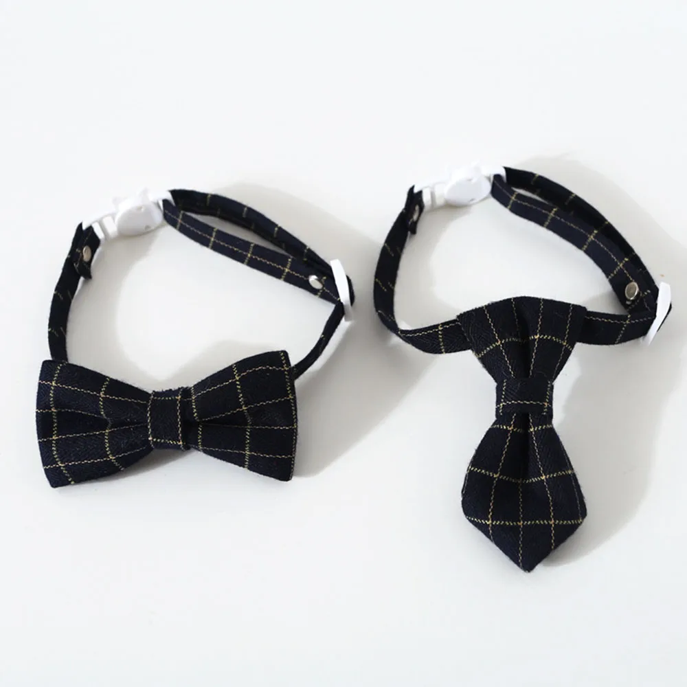 Nœud papillon réglable pour animaux de compagnie, Costume formel pour chiot, petit chien, collier de toilettage pour chats, accessoires de fête Nœud papillon réglable pour animaux de compagnie, Costume formel pour chiot, petit chien, collier de toilettage pour chats, accessoires de fête