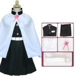 Costume de Cosplay Anime Kanao Tsuyuri Kanawo, vêtements Kimono, perruque, coiffure papillon
