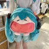 Hatsune Miku sac à bandoulière nouveau sac à dos mignon Anime fille en peluche dessin animé Kawaii sac à dos étudiant sac paquet enfants cadeaux jouets