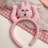 1 3 pièces bandeaux nouveau lapin rose bandeau de cheveux peculiar amusant en peluche bandeau poignée frange mignon photo décoration bandes de cheveux coiffure