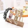 bandeau élégant en strass coloré, bijoux à large bord, cerceau pour cheveux baroques, accessoires pour cheveux de style coréen, diadèmes de mariée pour filles