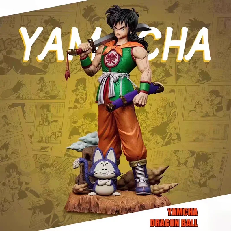 Dragon Ball Anime Figure Yamcha Figurine Puar Yamcha Figurine Pvc personnalisé GK Statue modèle poupée Collection décoration jouets cadeaux Dragon Ball Anime Figure Yamcha Figurine Puar Yamcha Figurine Pvc personnalisé GK Statue modèle poupée Collection décoration jouets cadeaux