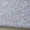 Tissu Jacquard à motif Wanji bleu violet, gilet de Style ethnique, robe de Style Tang, boîte à bijoux, tissu tissé coloré