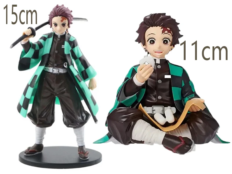 Ensemble de figurines d’action Demon Slayer Kimetsu No Yaiba, Kamado Tanjirou Agatsuma Zenitsu Nezuko, jouets modèles de guerrier en PVC Ensemble de figurines d’action Demon Slayer Kimetsu No Yaiba, Kamado Tanjirou Agatsuma Zenitsu Nezuko, jouets modèles de guerrier en PVC
