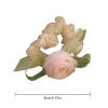 chouchous à fleurs de rose en maille, accessoires pour cheveux, cravates simples, anneau de cheveux, porte queue de cheval, ulà cheveux de style coréen, cadeau