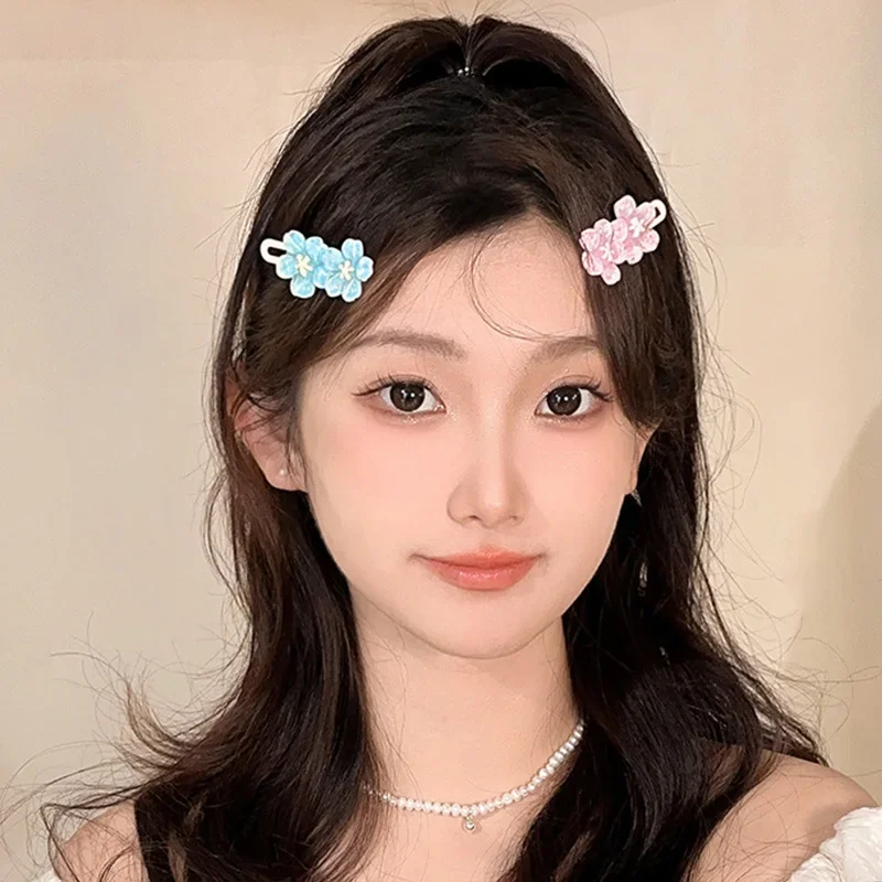 pinces à cheveux mignonnes pour femmes, 2 pièces/ensemble, anime sakura, fleur rose crémeuse, épingle à cheveux latérale bb pour couvre chef de fille, épingles à cheveux douces, ornement pinces à cheveux mignonnes pour femmes, 2 pièces/ensemble, anime sakura, fleur rose crémeuse, épingle à cheveux latérale bb pour couvre chef de fille, épingles à cheveux douces, ornement