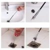 giemza drageur de canalisation à griffes pour toilettes, outil de débouchage de tuyau de vidange long en forme de salle, nettoyeur de tuyau domestique, 1pc