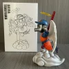 figurine de dessin animé dragon ball toriyama akira, 20cm, modèle périphérique, scène, décoration de bureau, ornements, cadeaux d'anniversaire, jouets