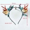 accessoires de fête à la mode pour filles, fleur pour branche féminine, cerceau de tête de style coréen, bandeau en bois, accessoires pour cheveux pour femmes