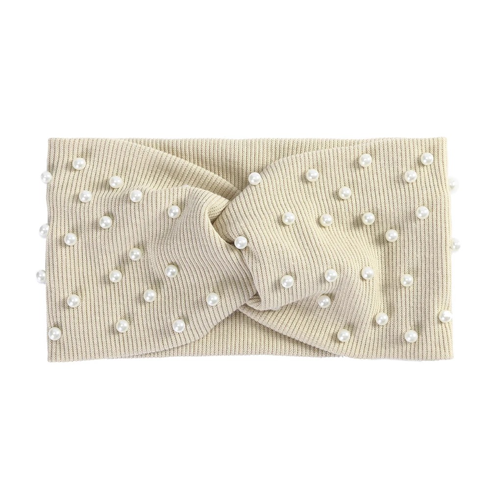 turban large en coton perlé pour femmes, bandeau de sauna, coiffe enveloppante, document solide, accessoires pour cheveux, filles, automne turban large en coton perlé pour femmes, bandeau de sauna, coiffe enveloppante, document solide, accessoires pour cheveux, filles, automne