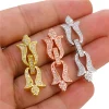 juya bricolage pierres naturelles fabrication de bijoux composants connecteur fait à la main attaches boucle fermeture serrures perles perles fermoirs fournitures