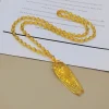 pendentif statue de cigale en clip, accessoires de bijouterie, breloque sculptée à la mouche, perle, collier pour femme et homme, fournitures