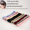 Bandeau en soie pour femmes, 100% soie pure, bandeau pour cheveux, bandeau, accessoires pour cheveux pour elle, bandeau de maquillage,