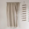 rideau de porte en coton et lin de style japonais, rideau de séparation rayé jacquard pour cuisine, salon, chambre à coucher, rideau décoratif
