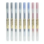 1/3/6 pièces/ensemble Kawaii MUJIS Gel stylo noir/rouge/bleu 0.5mm encre japon couleur stylo bureau école stylo à bille papeterie japonaise
