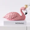 ornement décoratif flamant rose en résine, figurine d'auckland, décor de bureau à domicile, artisanat de mariage, cadeaux d'anniversaire