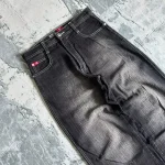 Jean Baggy gothique Vintage pour femmes, couleur unie, délavé, noir, Y2K, Harajuku, Hip Hop, Pop Rock, pantalon décontracté à jambes larges, nouvelle collection Jean Baggy gothique Vintage pour femmes, couleur unie, délavé, noir, Y2K, Harajuku, Hip Hop, Pop Rock, pantalon décontracté à jambes larges, nouvelle collection