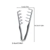 peigne à dents larges pour cheveux bouclés, outil de volumisation des racines, couvrant la frange, outil de toilettage des coutures, peigne de coiffure à dents larges