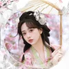 pince à cheveux en soie pour mariée, épingle à cheveux, vintage, décor hanfu chinois, barrettes florales, couvre chef de mariage rétro, cadeau