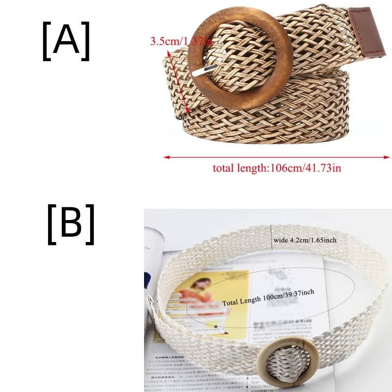 ceinture de taille tressée noir café femme ceinture vintage boho ronde en bois boucle lisse fausse paille larges ceintures sangle de taille pour les femmes ceinture de taille tressée noir café femme ceinture vintage boho ronde en bois boucle lisse fausse paille larges ceintures sangle de taille pour les femmes