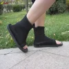 Chaussures de Cosplay d&rsquo;Anime Japonais, Sandales Noires, Bottes de Ninja Kakashi, Konoha Ninja Village Akatsuki Nanja Uzumaki Sakura Sasuke