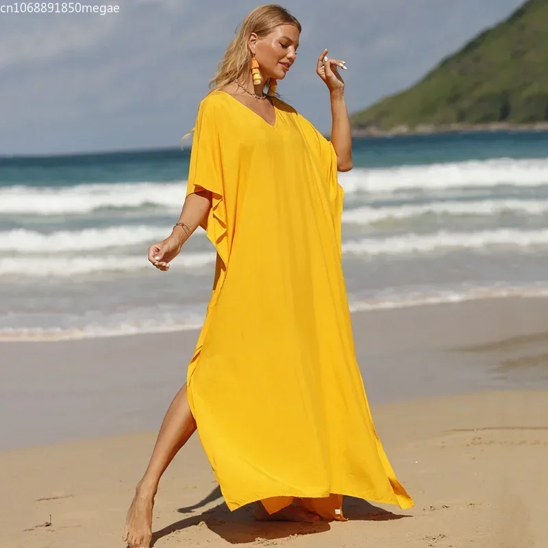 robe longue de plage, paréos, caftan, maxi, surdimensionnée, cover up pour les maillots de bain, tunique, vêtements de plage, 2023 robe longue de plage, paréos, caftan, maxi, surdimensionnée, cover up pour les maillots de bain, tunique, vêtements de plage, 2023