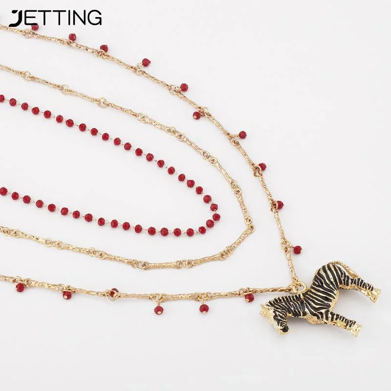 collier pendentif zèbre en émail personnalisé, 1 pièce, bijoux tendance vintage en métal, boucles d'oreilles zèbre pour femmes collier pendentif zèbre en émail personnalisé, 1 pièce, bijoux tendance vintage en métal, boucles d'oreilles zèbre pour femmes