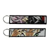 porte clés brodé dragon ball son goku pour amis, porte clés à la mode, porte clés pour sac à dos, cadeaux pour voitures hurcycles, nouveau