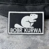 bobr kurwa – patchs brodés à crochet et boucle pour vêtements, autocollants décoratifs pour sac à dos, emblème de moral tactique militaire