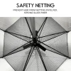 parapluie à long manche avec ventilateur usb rechargeable uv vent et eau parasol de pêche résistant au soleil parasol de golf parasol soleil