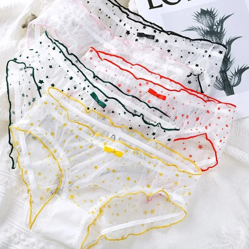 slip japonais élastique et sexy, sous vêtements en dentelle transparente, culotte à volants avec nœud, mignon, doux, lolita, pantalon confortable, lingerie, pur désir slip japonais élastique et sexy, sous vêtements en dentelle transparente, culotte à volants avec nœud, mignon, doux, lolita, pantalon confortable, lingerie, pur désir