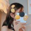 Épingle à cheveux en forme de biscuit pour filles, pinces à cheveux simples et latérales, ornement de coiffure, accessoires de mode, nouvelle collection