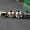 couteau en laiton pour mascotte de chat porte bonheur, perles edc pour l'extérieur, accessoires paracorde, lanière tissée, pendentifs, bijoux, corde de parapluie