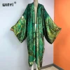 winyi robe kimono longue imprimée style bohémien, vêtements d'été pour femmes, vacances, plage, kaftan, nouvelle collection 2023