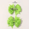 ensembles de pinces à cheveux avec nœud de couleur aléatoire, 40 pièces, pinces à cheveux simples de vacances, accessoires pour cheveux pour bébés filles