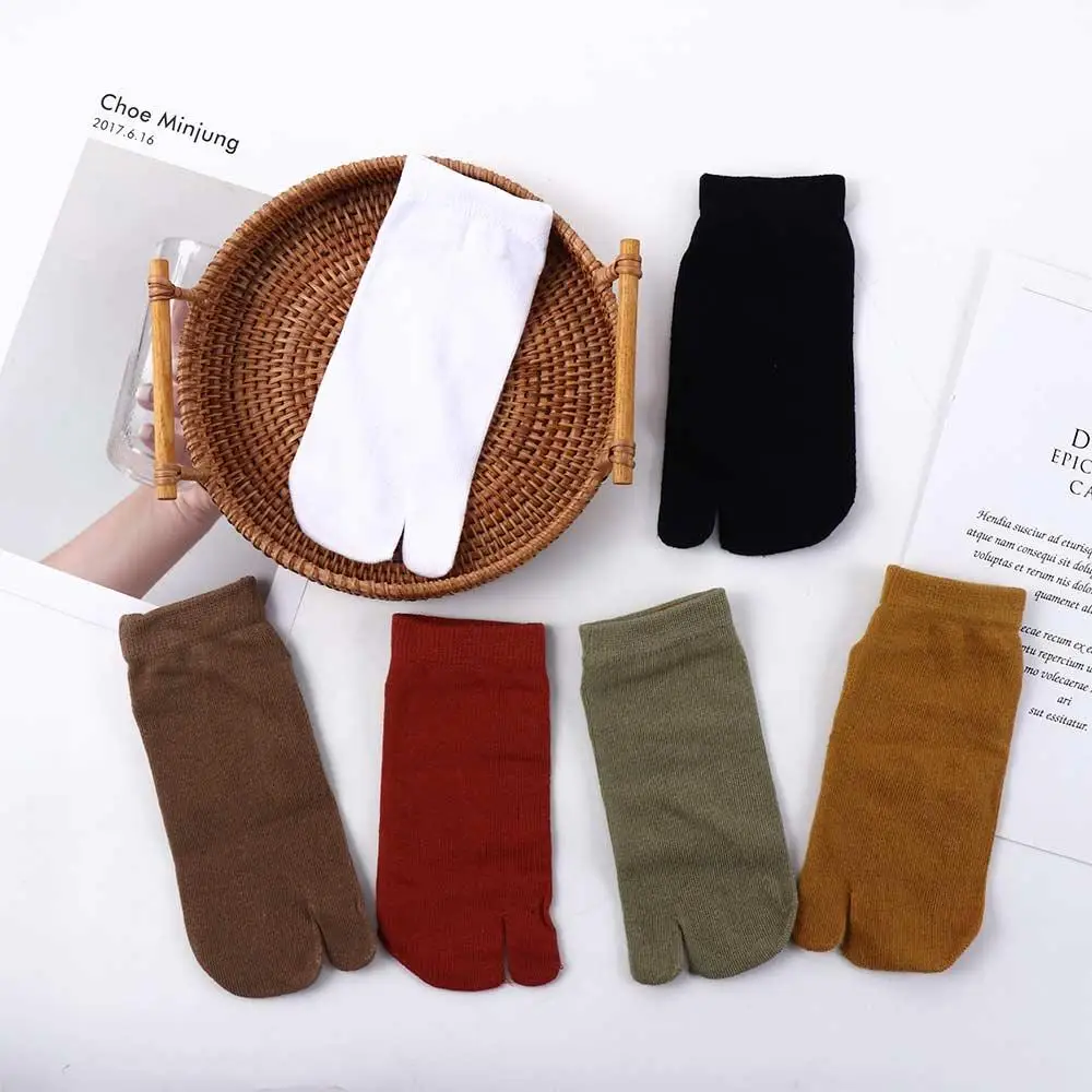 mode femmes coton sandale japonais unisexe deux orteils chaussettes tongs fendu tabi chaussettes bonneterie mode femmes coton sandale japonais unisexe deux orteils chaussettes tongs fendu tabi chaussettes bonneterie