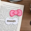 pince à cheveux avec nœud de dessin animé en alliage de résine, nouvelle tendance japonaise, accessoires pour cheveux de fête d'étudiant kawaii, clip latéral mignon pour femmes, pince à bec de canard