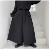 hommes hakama harajuku kimono samouraï pantalon hommes décontracté pantalons larges hommes style chinois hanfu tang pantalon mâle kendo uniformes