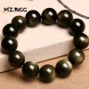 bracelet en obsidienne en argent naturel, modèles pour hommes et femmes, double yeux de chat, argent, obsidienne, or, amulette porte bonheur, ficelle à main