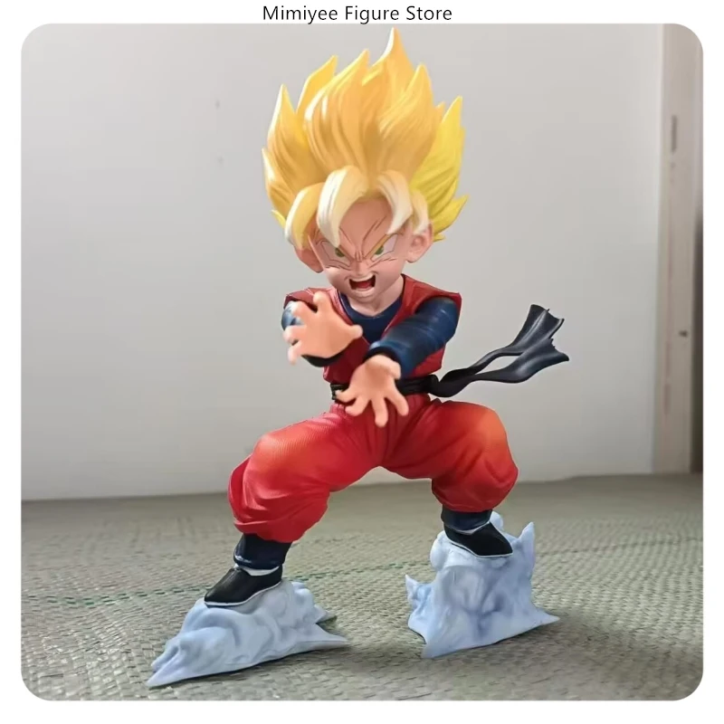Statue de dessin animé Dragon Ball Goten Energy Blast Pose, 19cm, modèle de décoration de bureau Statue de dessin animé Dragon Ball Goten Energy Blast Pose, 19cm, modèle de décoration de bureau