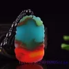 véritable jade dragon pendentif collier pendentifs pierres précieuses charme cadeau pierre mode luxe amulettes bijoux naturel hommes coloré