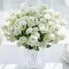 5 fourchettes 15 têtes petit oeillet pour le mariage arc décor noël guirlande accessoires maison Arrangement Floral fleurs artificielles